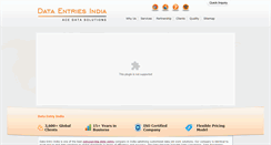 Desktop Screenshot of data-entries-india.com